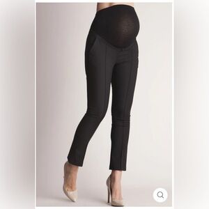 Seraphine Cressida navy blue cropped maternity pants